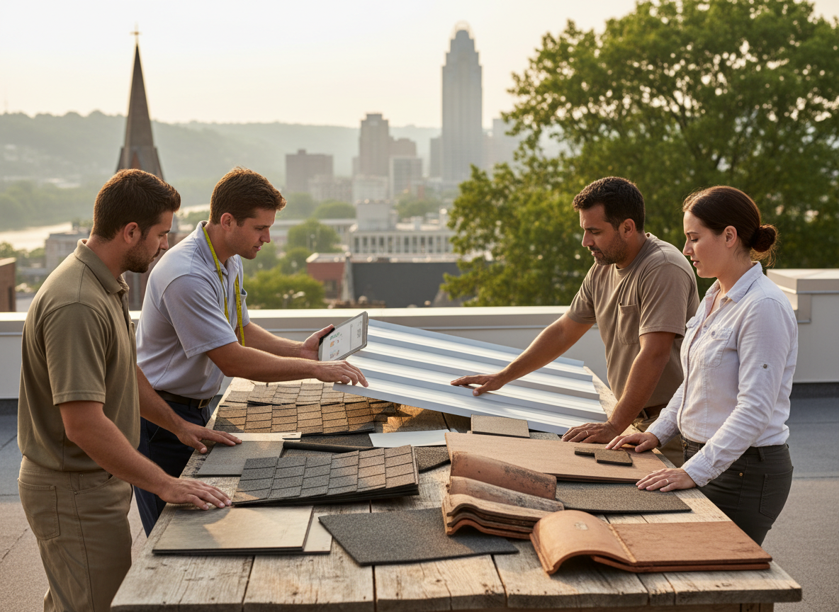 Roofing contractor in Norwood